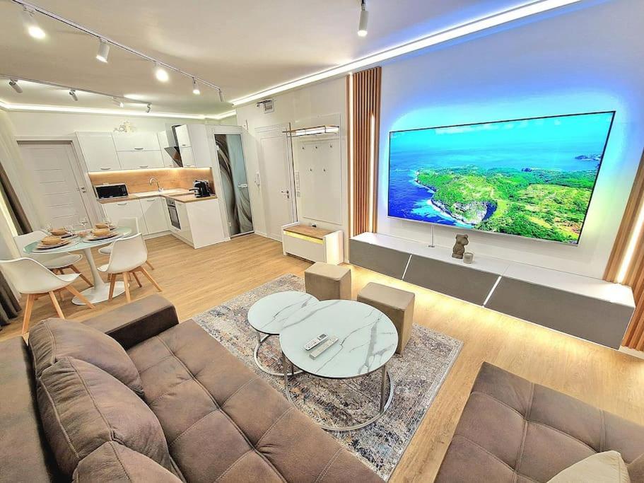 Luxury Apartment. 75 Inches Tv 瓦爾納 外观 照片